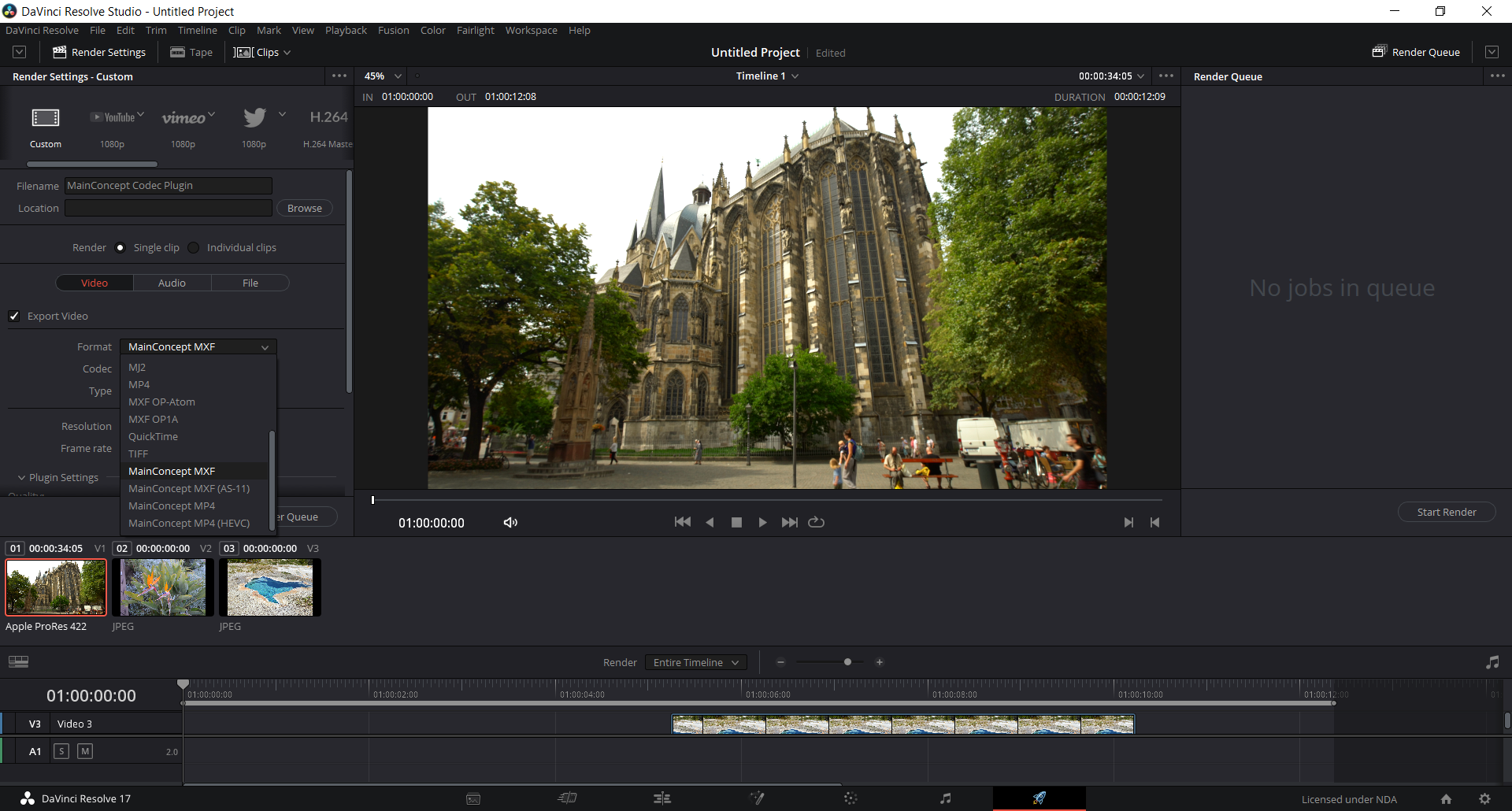 Codec Plugin for DaVinci Resolve Studio