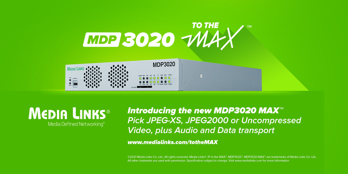 MDP3020 Modular IP Media Gateway (encoder/decoder)