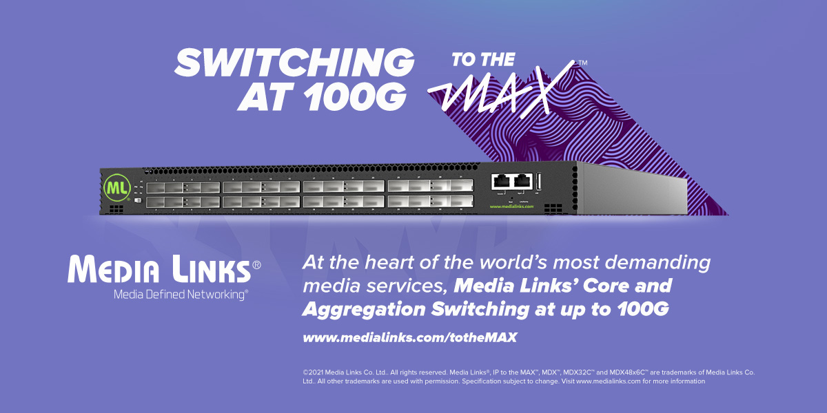 MDX Core & Aggregate Media over IP Switching