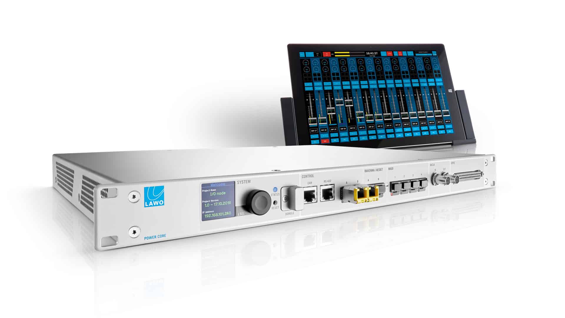 Power Core?? IP Audio I/O & DSP Node for Remote Production