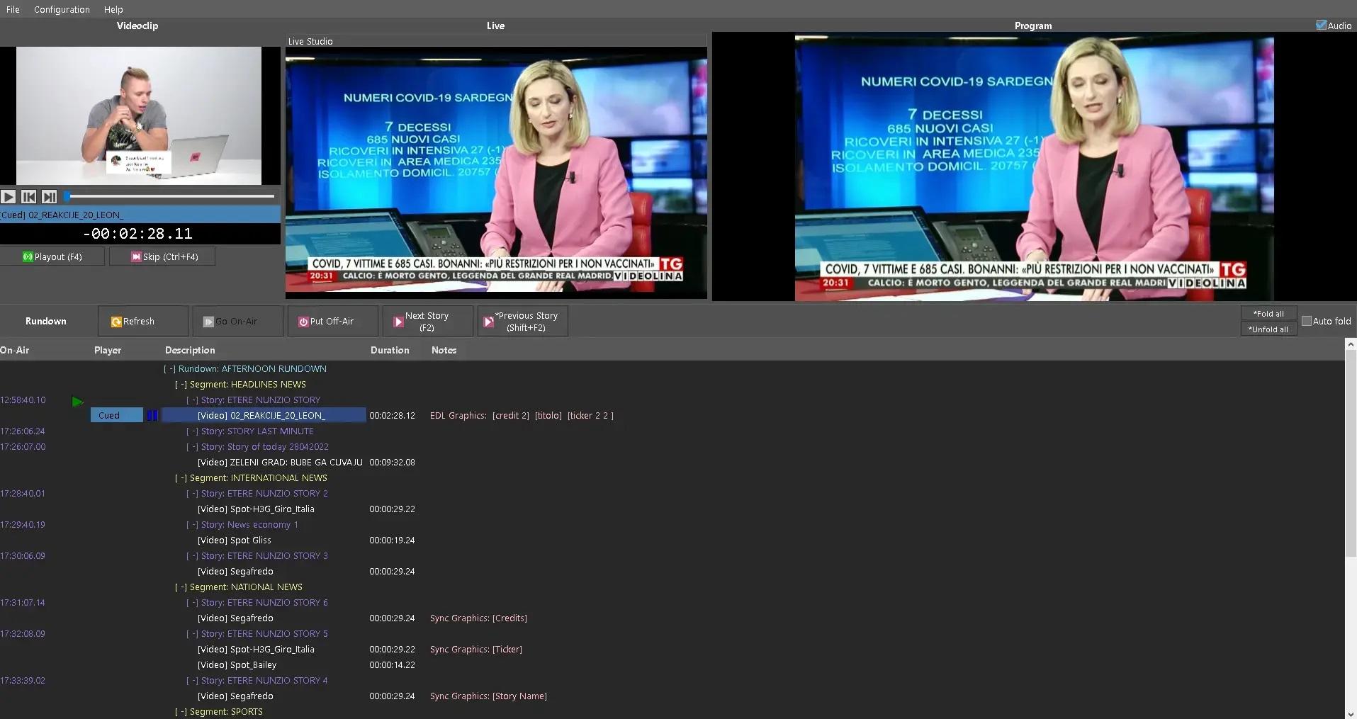Etere News Playout