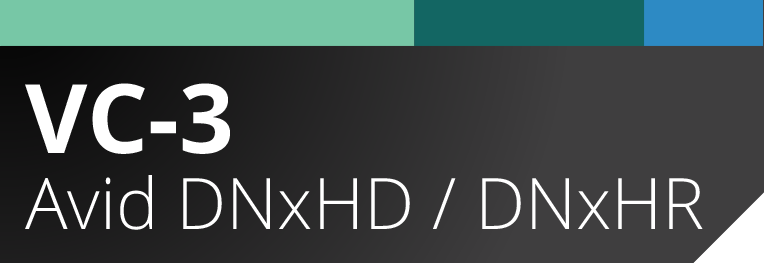 VC-3 for Avid DNxHD / DNxHR