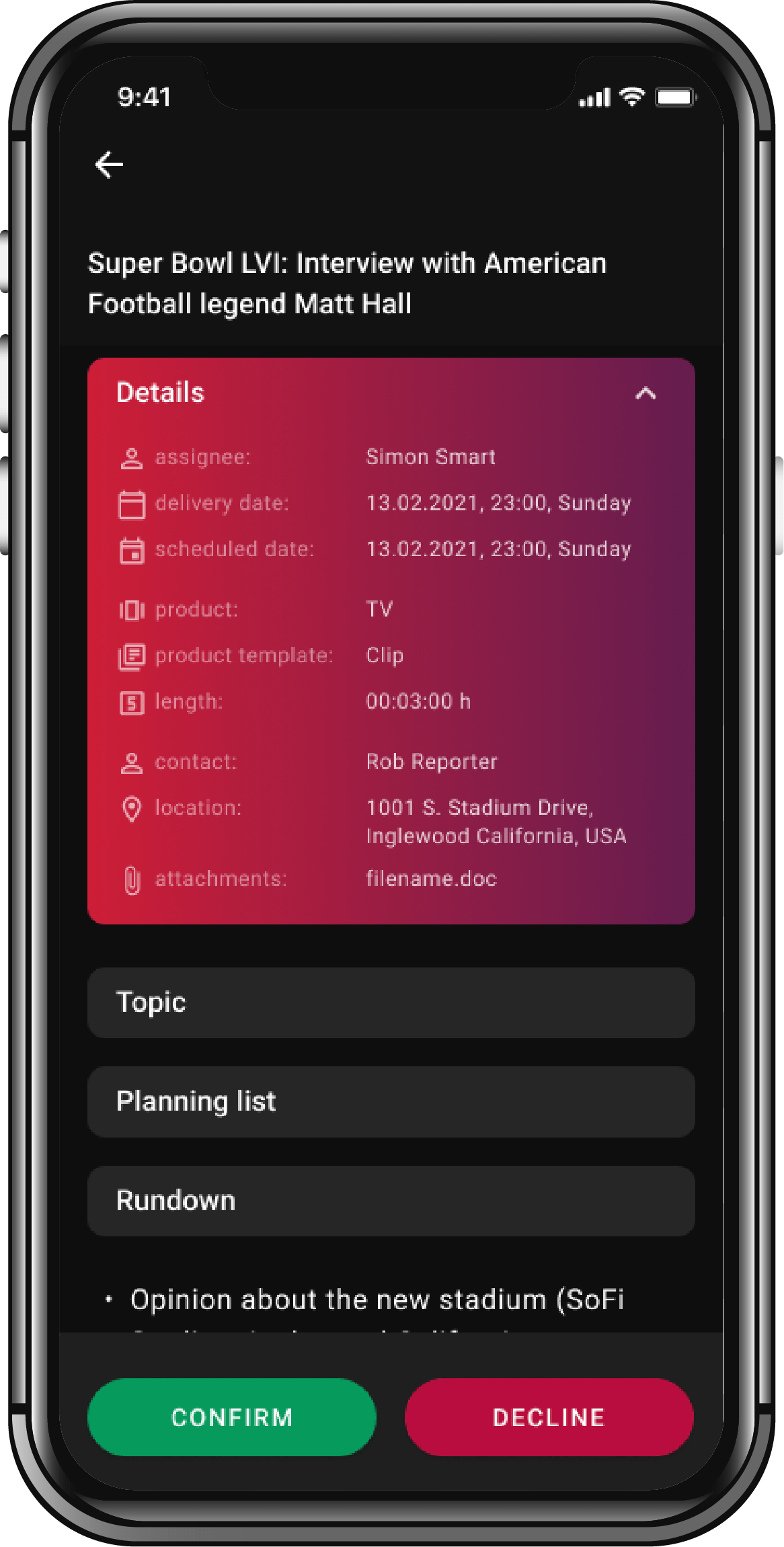 CGI OpenMedia Reporter App