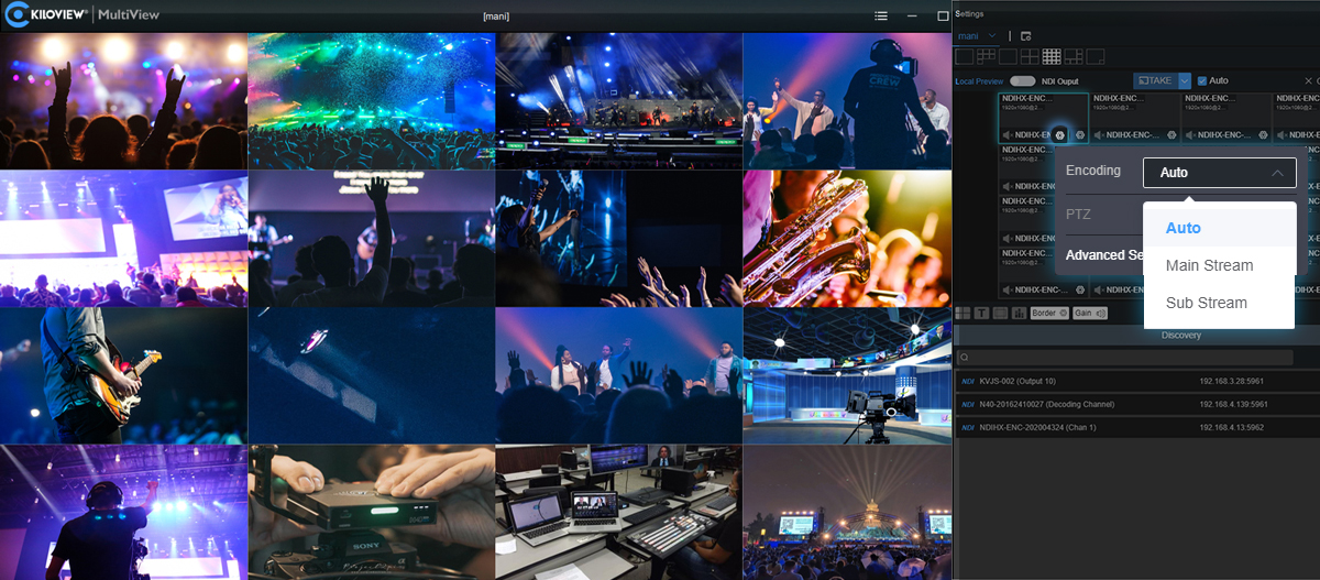 NDI Multiview Player