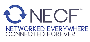NECF (Networked Everywhere, Connected Forever) logo