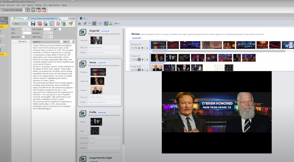 HighField AI Partners with CGI to Streamline Broadcast Graphics Workflow for OpenMedia Newsrooms