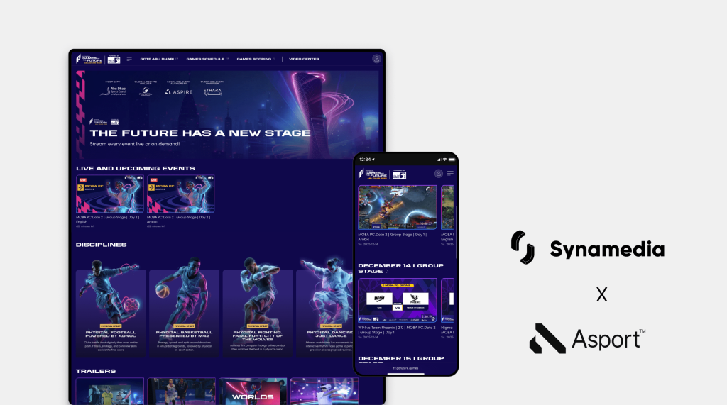 Synamedia and Asport power global streaming for Games of the Future Abu Dhabi