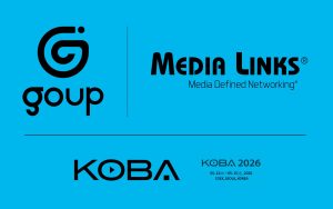 Media Links at KOBA 2026 with GOUP