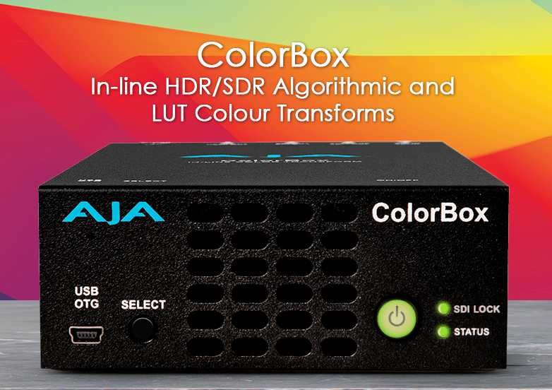 AJA ColorBox: compact, high-performance converter for colour managed workflows