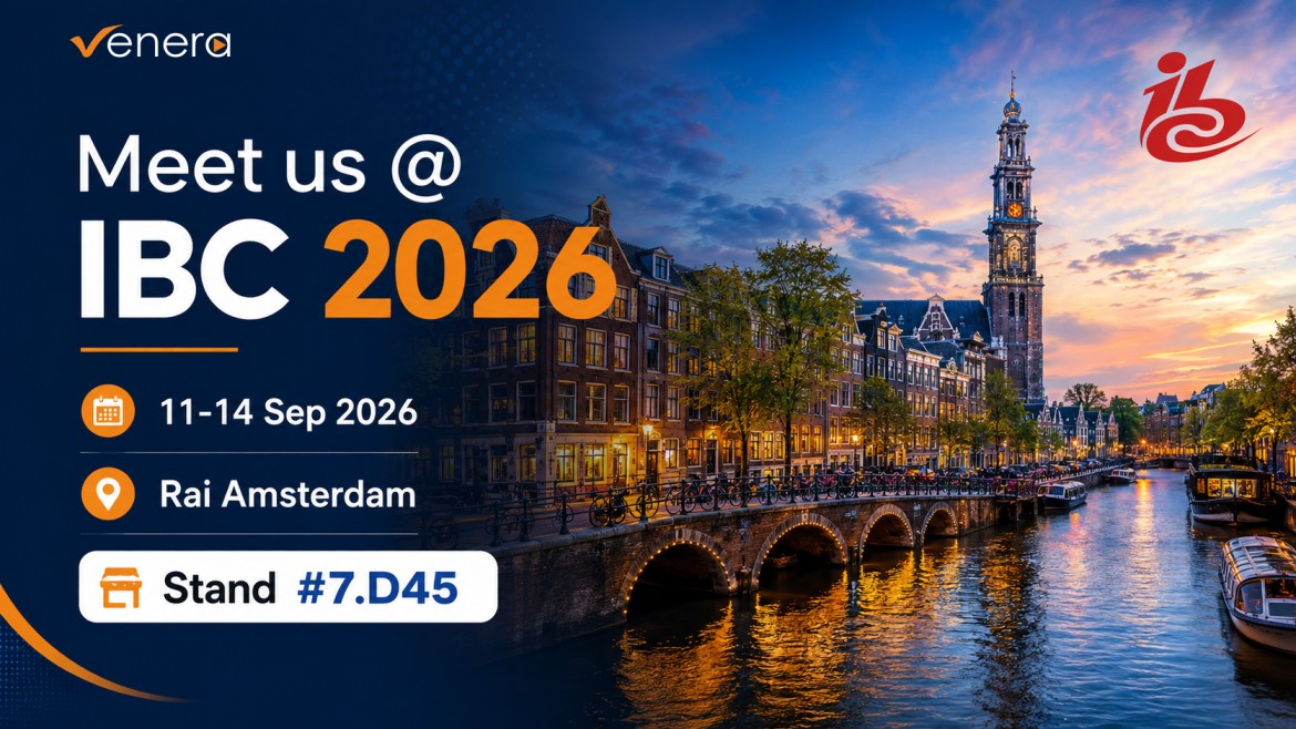 Venera Technologies Showcases AI-Powered Innovations Across its Media QC Platform at IBC 2026